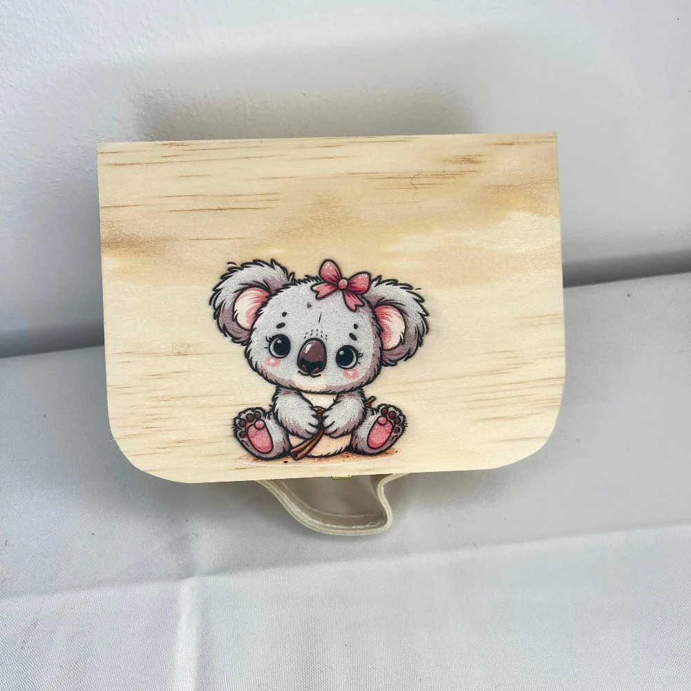 đšCoffret de naissance koala personnalisĂ© â cadeau bĂ©bĂ© fait main et original â Image 2