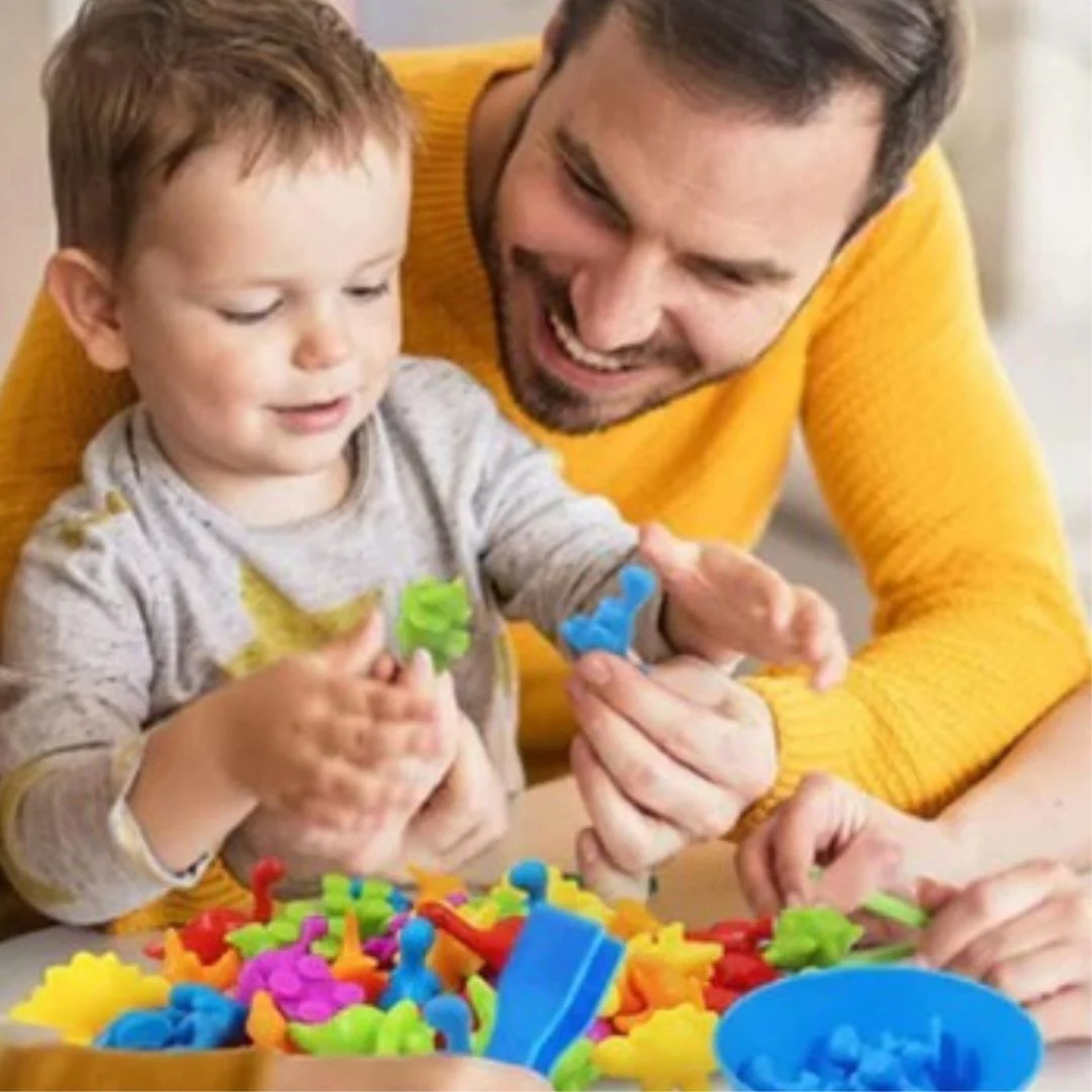 Jouet Montessori | jouet de triage et d'apprentissage 3+ans -Rainbow-animauxđ