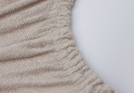 Lot de 2 housses matelas à langer - Nougat/Ivoire – Image 2