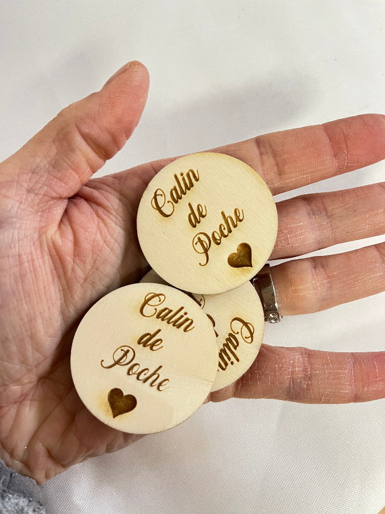 đ Jeton CĂąlin de Poche â Lot de 3 â Pour Rassurer les Enfants MĂȘme Ă Distance â Image 2