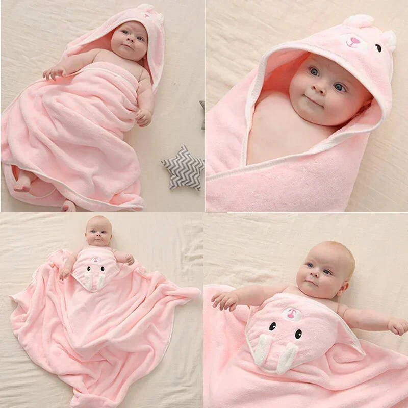Cape de Bain Bébé - Sortie Bain Confort Absorbante | Les Petiots™ – Image 3