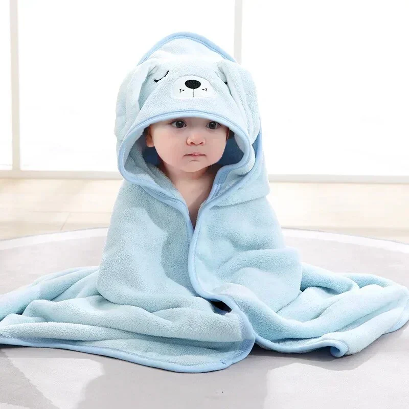 Cape de Bain Bébé - Sortie Bain Confort Absorbante | Les Petiots™ – Image 6