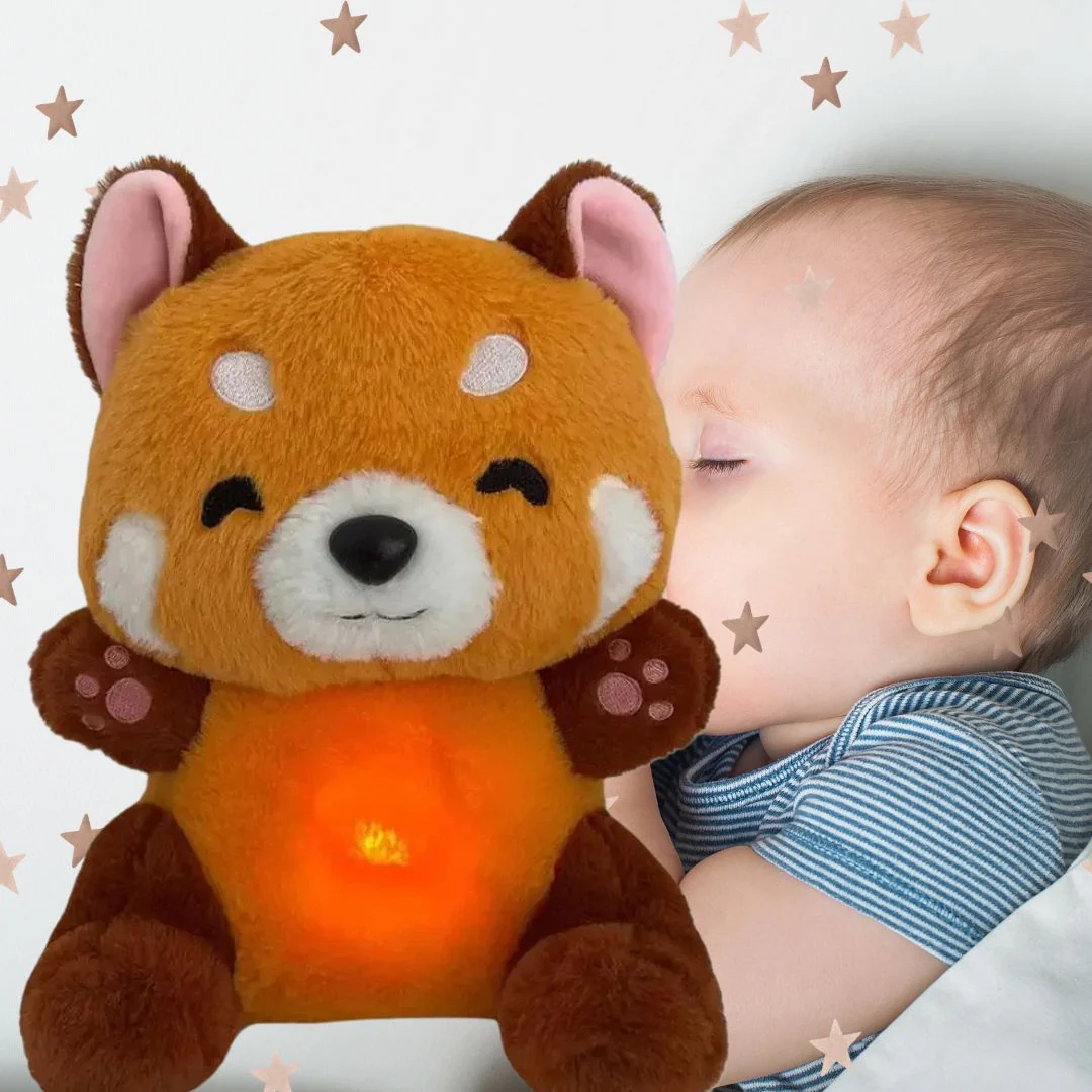 Doudou qui respire : Le Panda Roux qui calme l'anxiété et endort bébé🐼