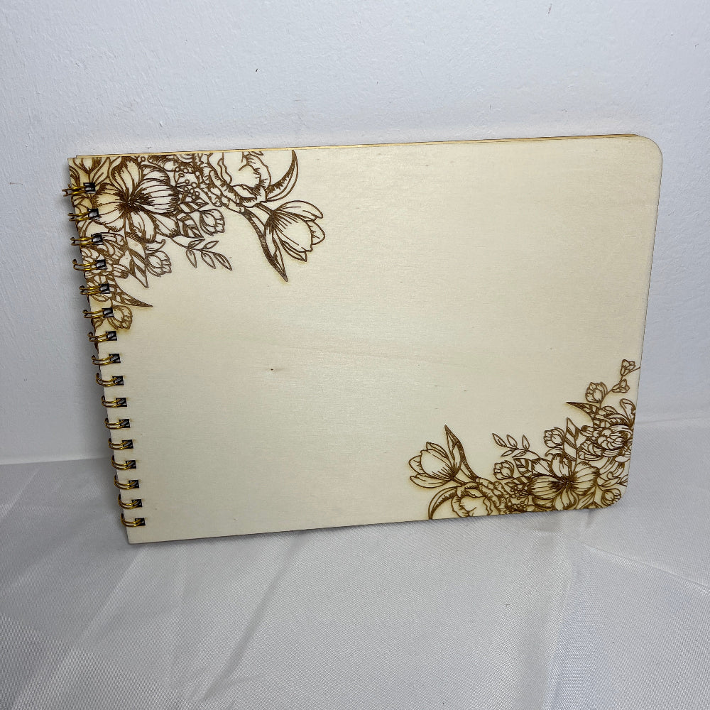đ Livre dâor mariage en bois personnalisĂ© â ĂlĂ©gance gravĂ©e pour un souvenir Ă©ternel â Image 3