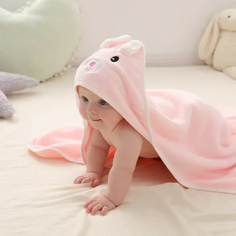 Cape de Bain Bébé - Sortie Bain Confort Absorbante | Les Petiots™